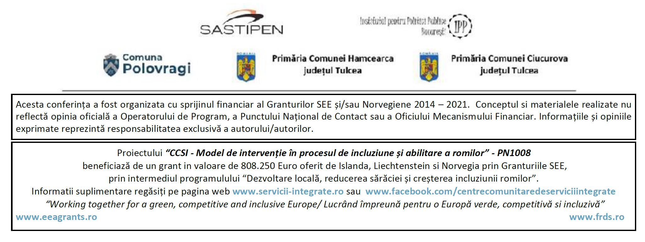 Poza Conferinta Bottom Up funding for Roma - Ziua 3